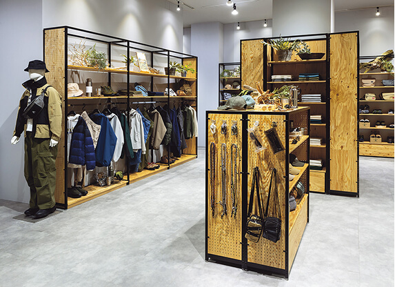 店舗の什器事例