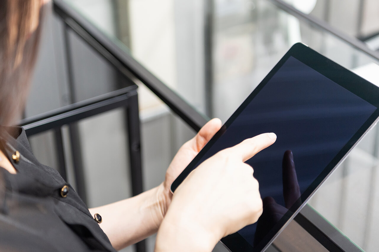 注文状況確認の様子