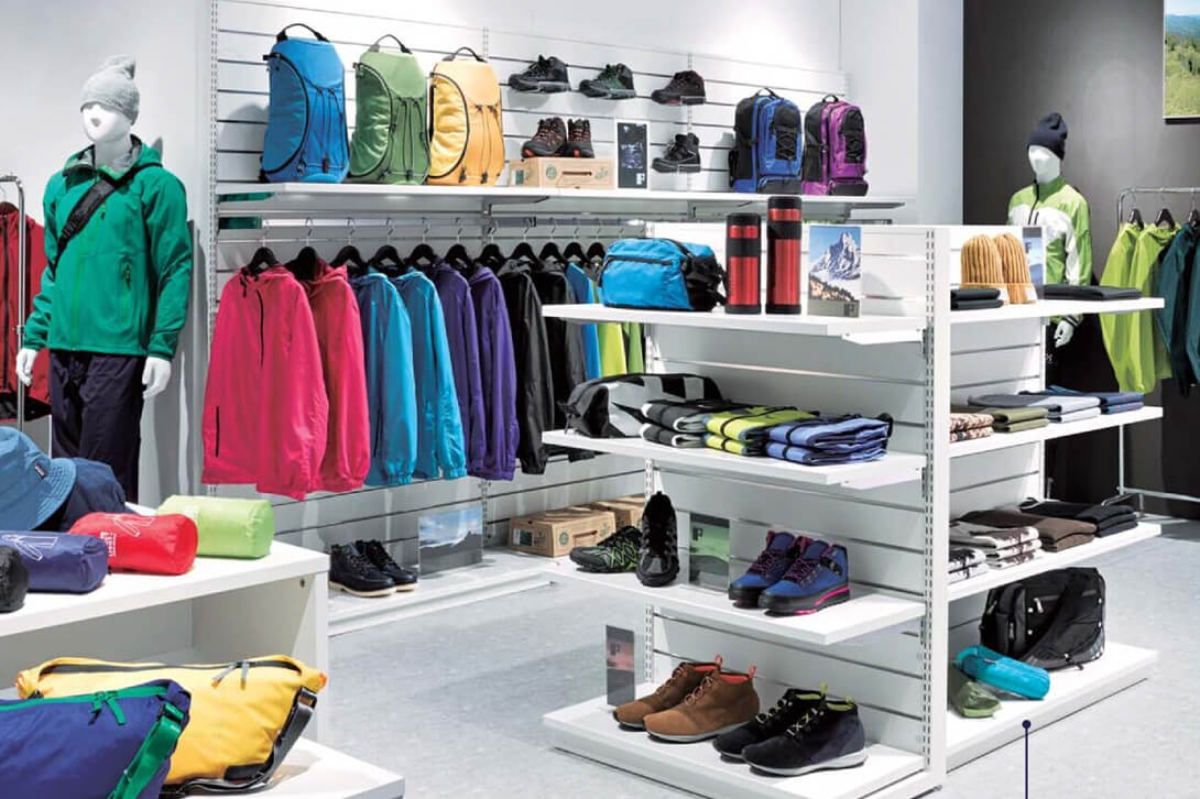 什器を配置した事例のイメージ