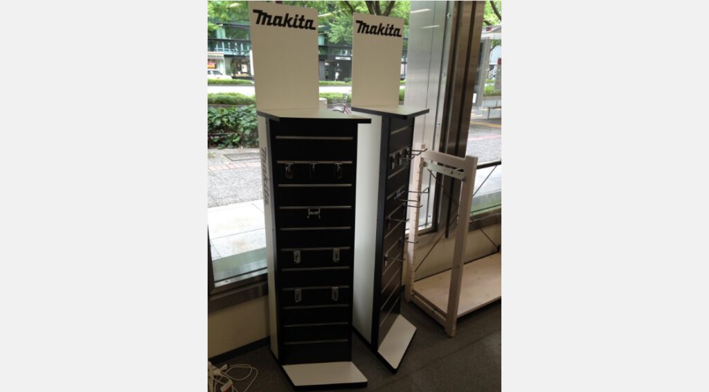 電動工具用販促什器